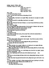 Kiểm tra học kì I (năm học 2014 - 2015) môn Giáo duc công dân 6 - Trường THCS Lưu Văn Mót